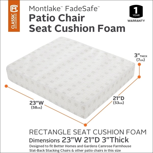 high density foam chair cushion