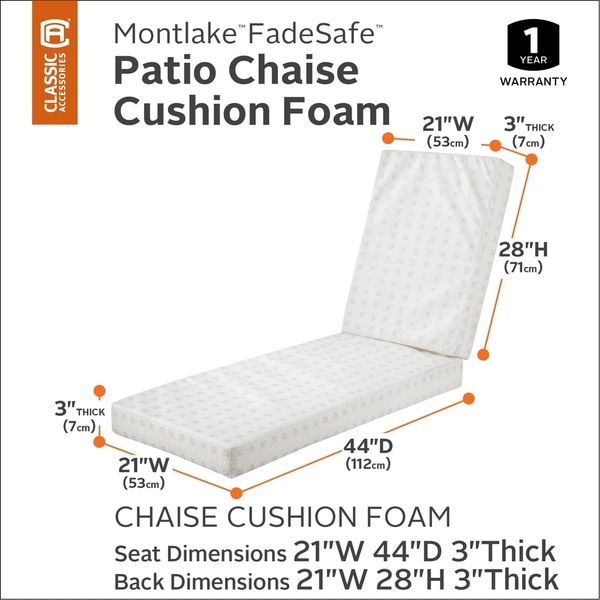 28 inch patio cushion