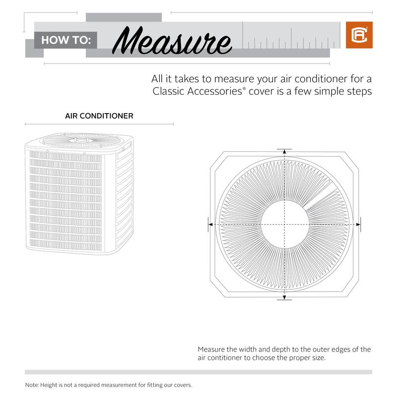 Classic Accessories Mesh Air Conditioner Cover