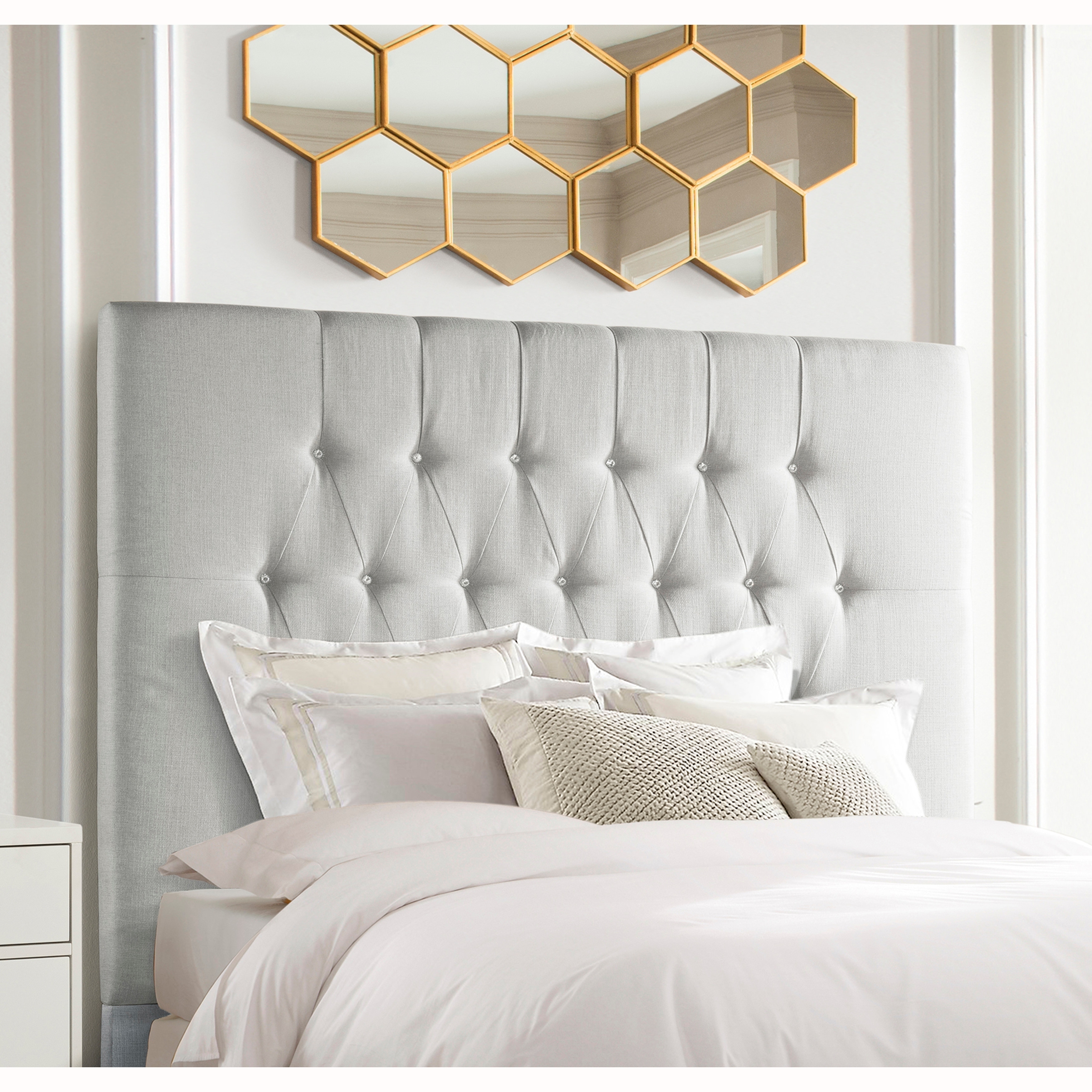 atlantida-liz: Tall Tufted Headboard King