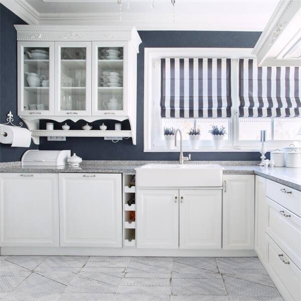 Shop Somertile Silla Wood Decor White Porcelain 12 25 Inch Square