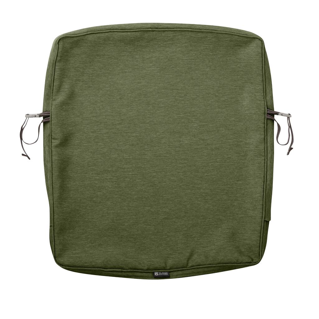 Montlake FadeSafe Patio Dining Back Cushion Slip Cover - 2" Thick -Heavy Duty Outdoor Patio Cushion with Water Resistant Backing