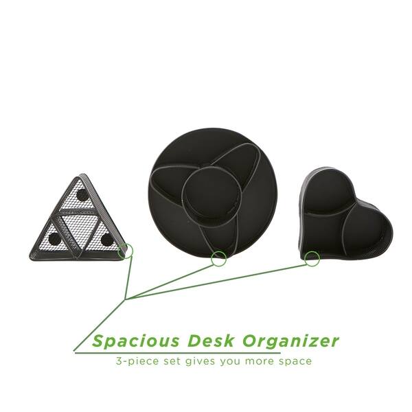 Desk Organizer 3-Piece Set