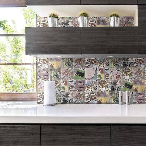 Yellow Backsplash Tiles Online At Our Best Tile Deals Somertile Sporgente Decor York Ceramic 5 875 Inch X Wall Tile 22