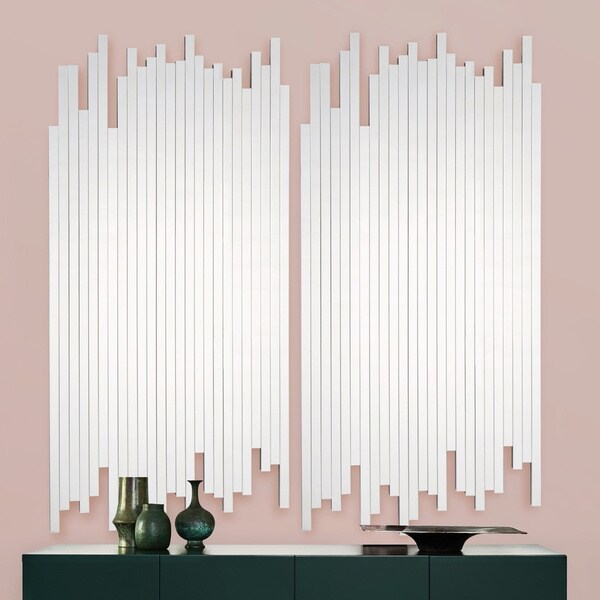 Shop Carson Carrington Ubyn Modern Pure Glass Irregular Mirror On