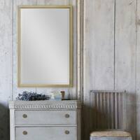 Shop Selections by Chaumont Chelsea Champagne Rectangle Mirror - Free