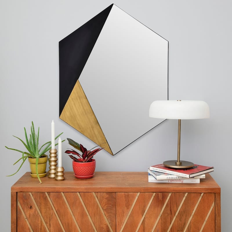 Porch & Den Bacona Hexagon Mirror