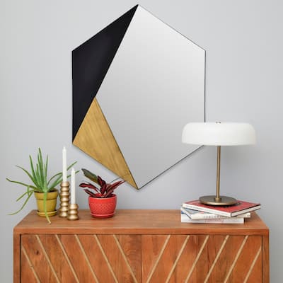Porch & Den Bacona Hexagon Mirror