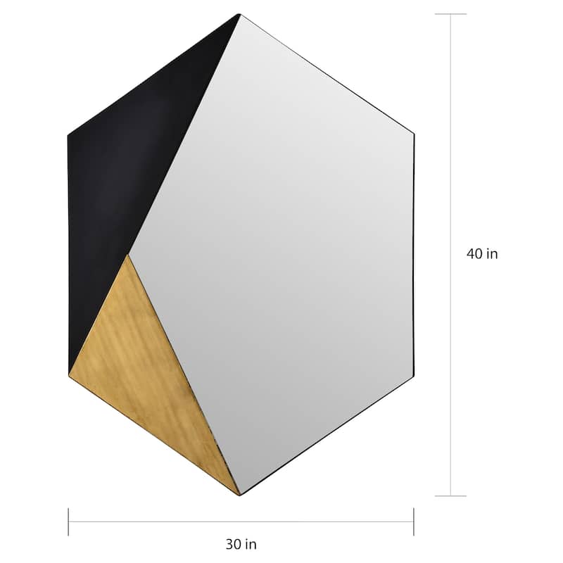 Porch & Den Bacona Hexagon Mirror