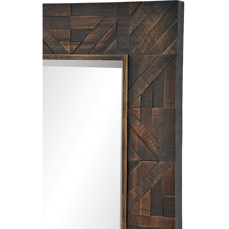Strick & Bolton Dark Firwood Mirror