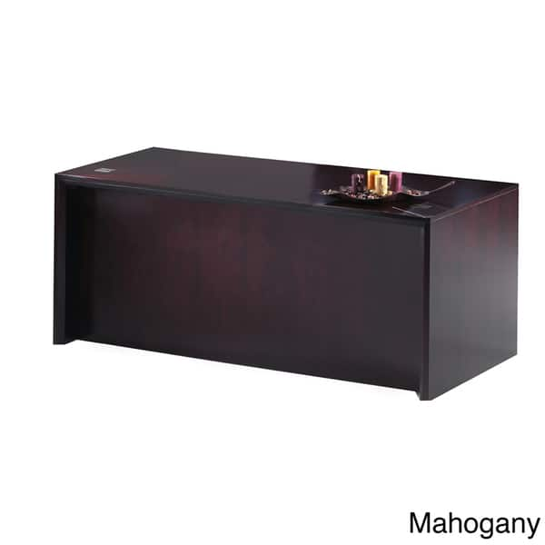 Shop Mayline Corsica 72 Inch Office Desk Free Shipping Today