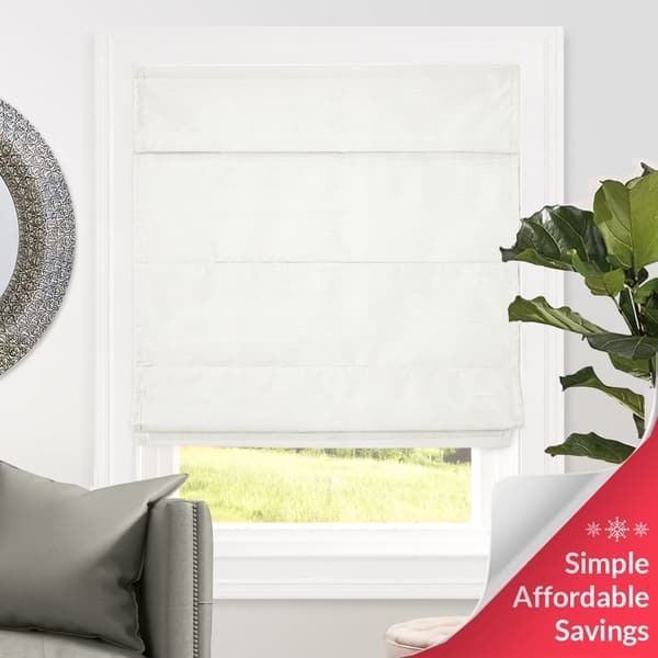 Shop Chicology Cordless Roman Shades Blackout Lining