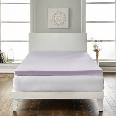 Loftworks 2 inch Lavender infused Deep Sleep Therapy Extra Soft Mattress Foam Mattress Topper