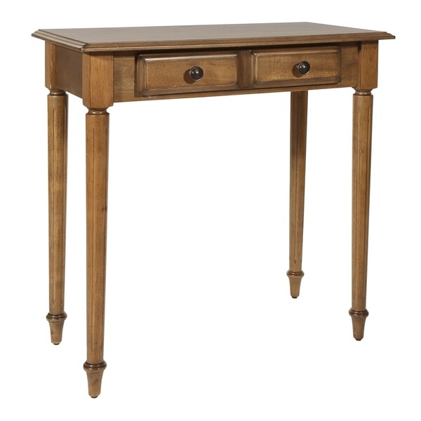 Shop Bandon Foyer Table In Ginger Brown Finish On Sale Ships