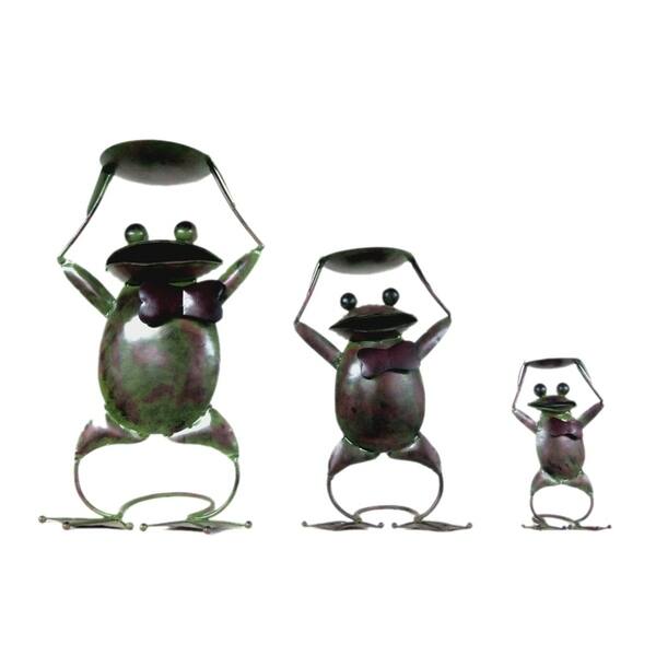 Shop Handmade Multi Color T Light Antique Iron Frog Candle Holder