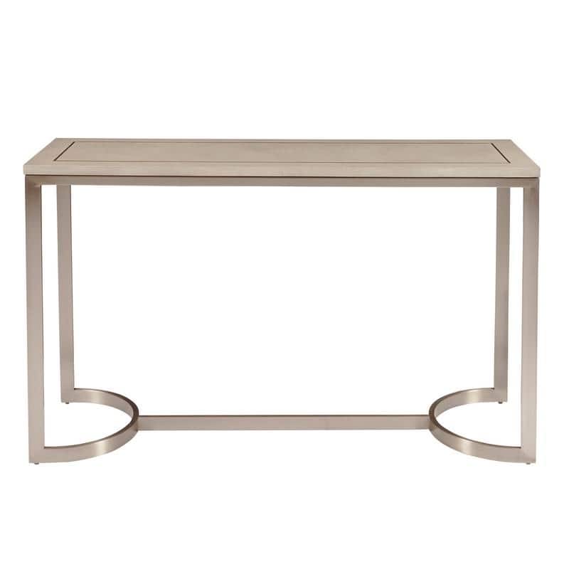 Light Grey Pebble Textured Console Table