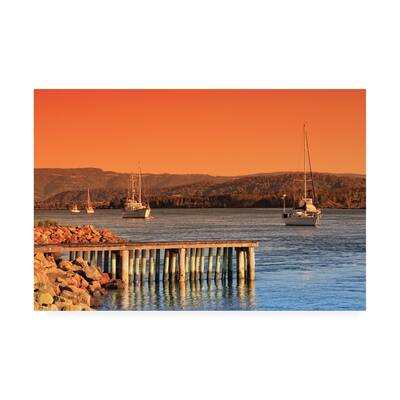 Beata Czyzowska Young 'BC Time to sail' Canvas Art
