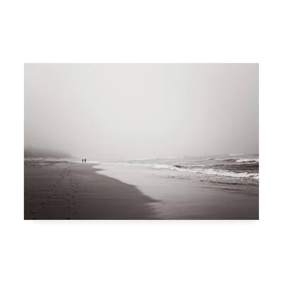 Beata Czyzowska Young 'BC Walk with me' Canvas Art