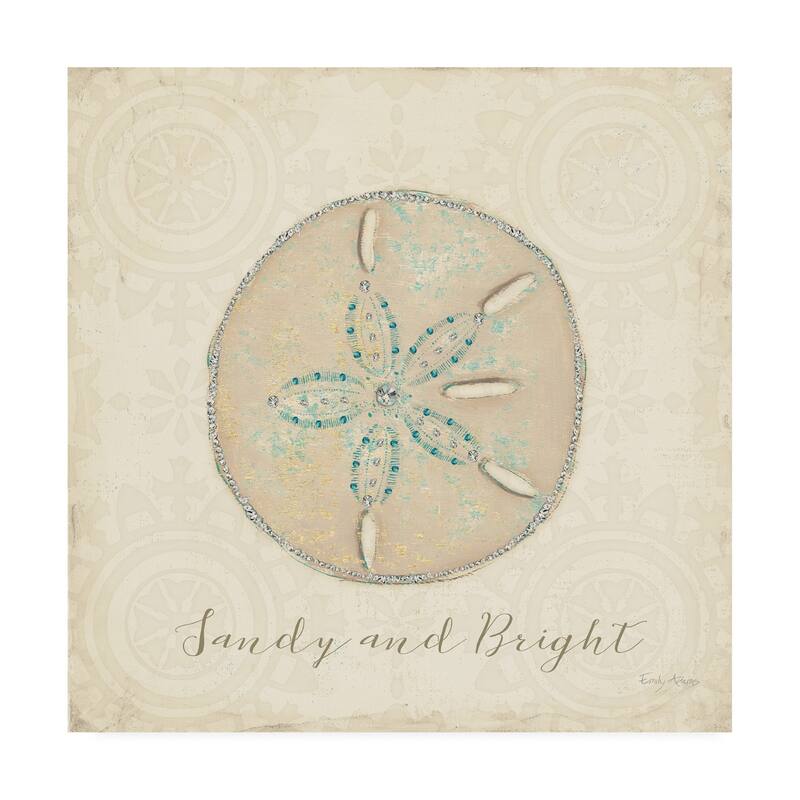 Emily Adams 'Beach Treasures IV Christmas' Canvas Art