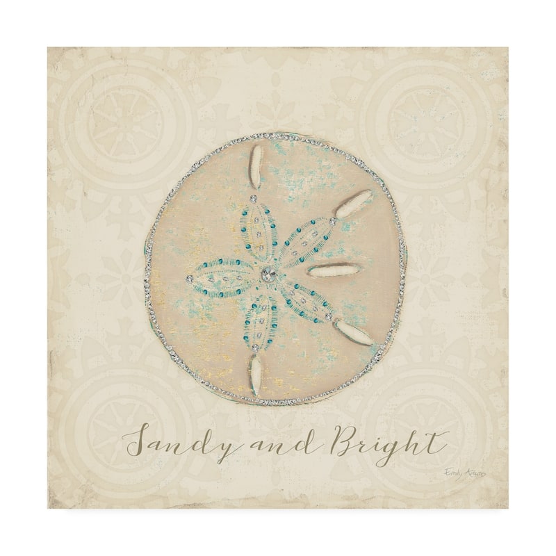Emily Adams 'Beach Treasures IV Christmas' Canvas Art
