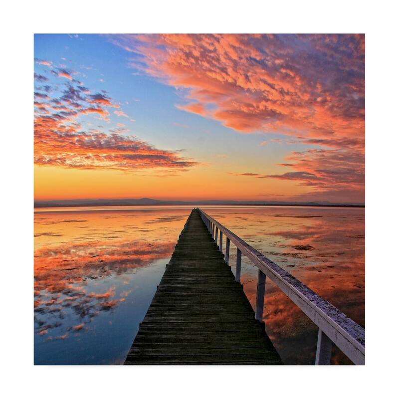 Beata Czyzowska Young 'BC Sunset walk' Canvas Art