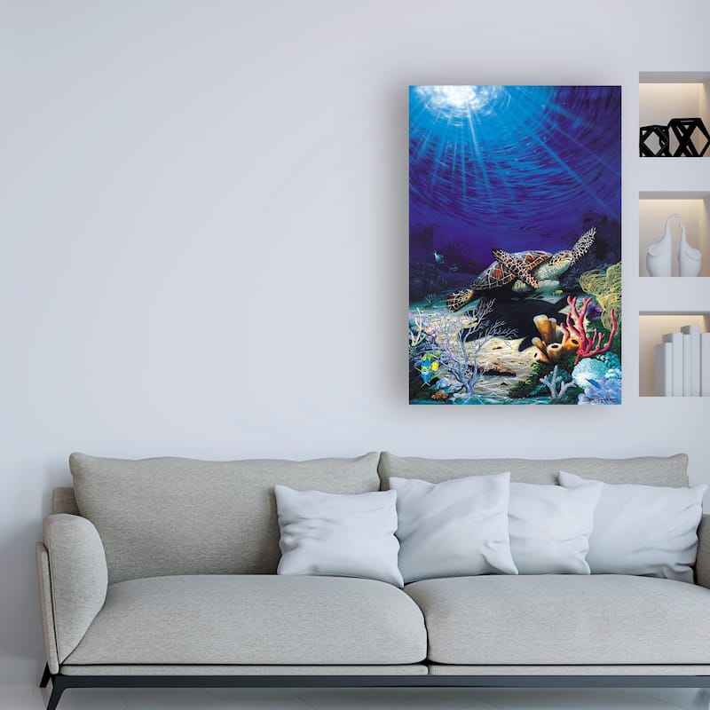 Dann Spider Warren 'Soaring The Abyss' Canvas Art - Bed Bath & Beyond ...