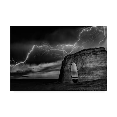 Darren White Photography 'BW Lightning at MR' Canvas Art