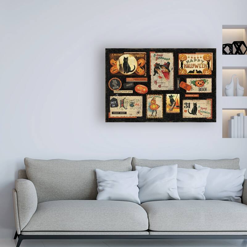 Katie Pertiet 'Halloween Nostalgia I' Canvas Art