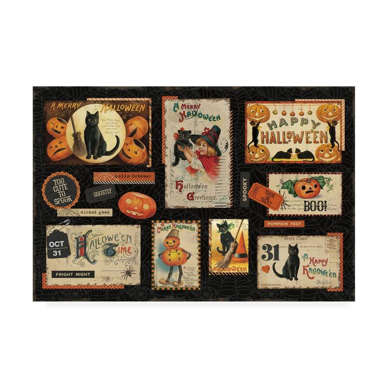 Katie Pertiet 'Halloween Nostalgia I' Canvas Art