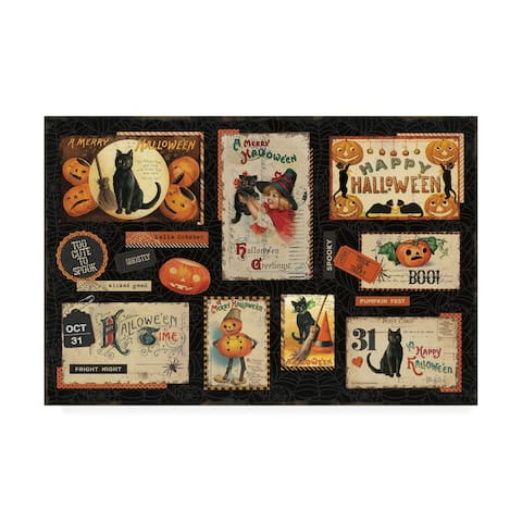 Katie Pertiet 'Halloween Nostalgia I' Canvas Art