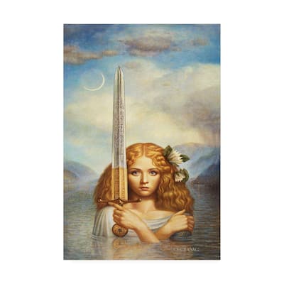 Dan Craig 'Lady Of The Lake Emerging' Canvas Art