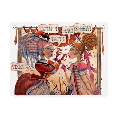 David Galchutt 'The Cat Fight' Canvas Art