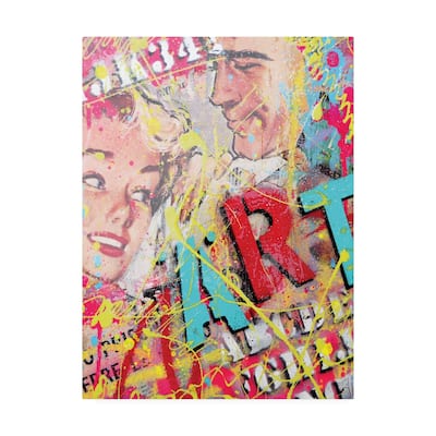 David Drioton 'Art Graffiti' Canvas Art