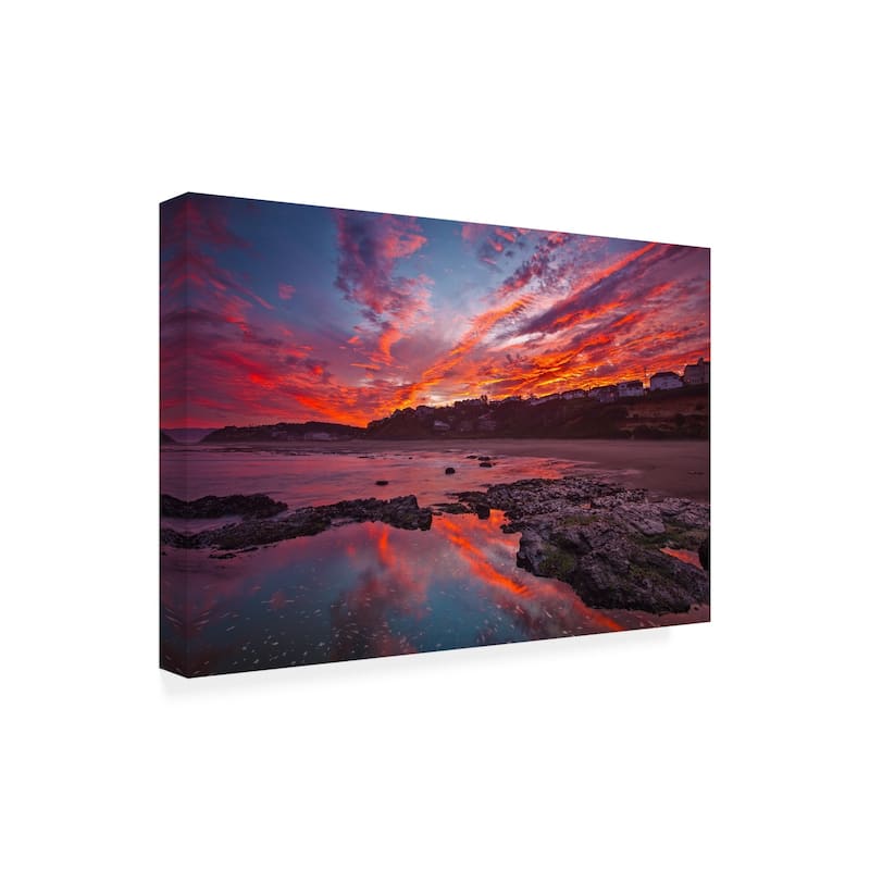 Darren White Photography 'Lincoln City Fire' Canvas Art
