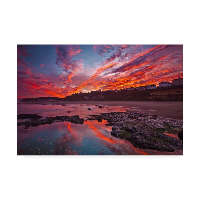 Darren White Photography 'Lincoln City Fire' Canvas Art