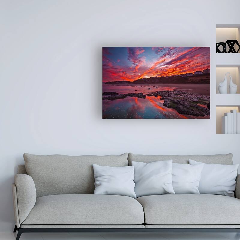 Darren White Photography 'Lincoln City Fire' Canvas Art