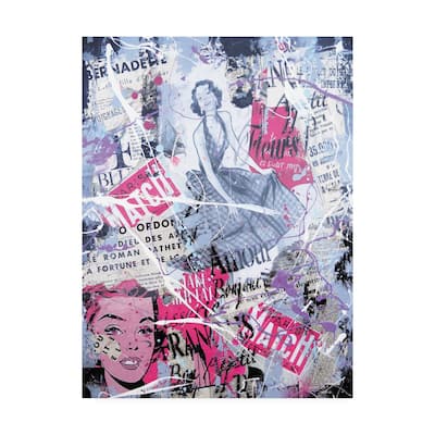 David Drioton 'Cosmo Collage' Canvas Art