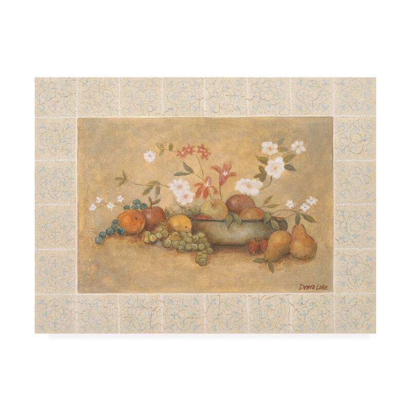 Debra Lake 'Fruit A' Canvas Art
