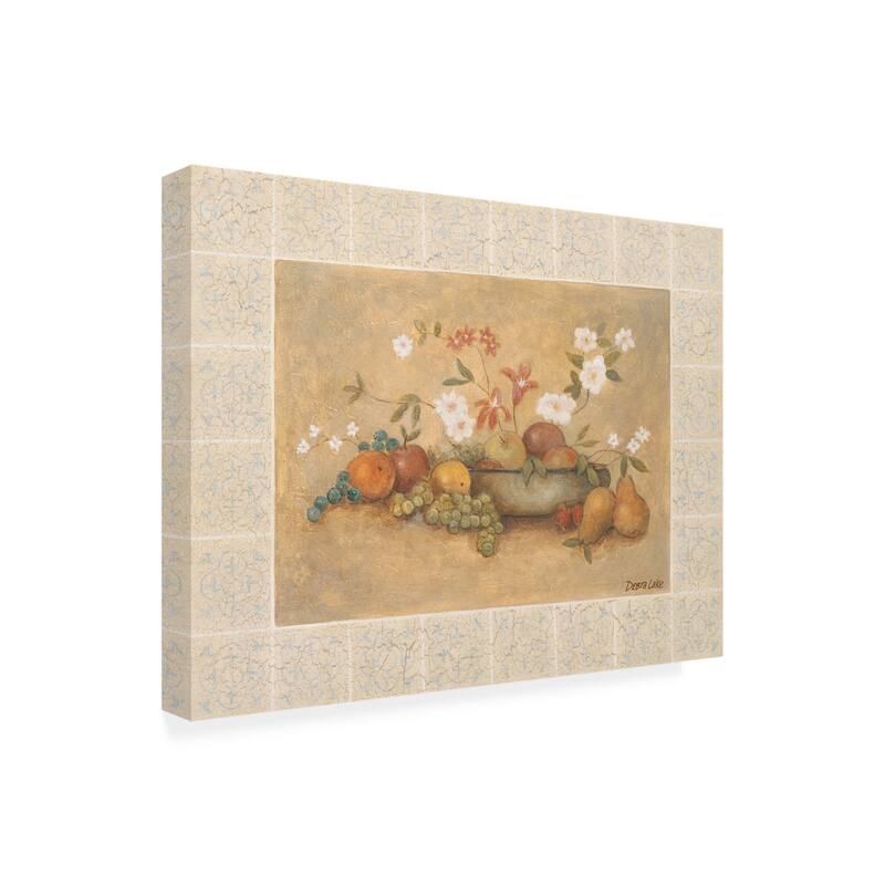 Debra Lake 'Fruit A' Canvas Art