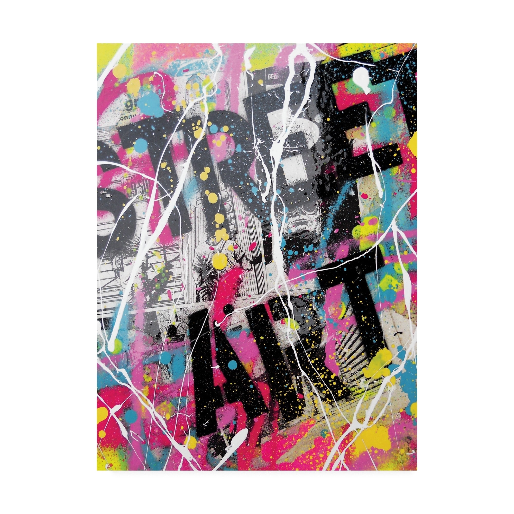 David Drioton 'Stree Art Graffiti' Canvas Art