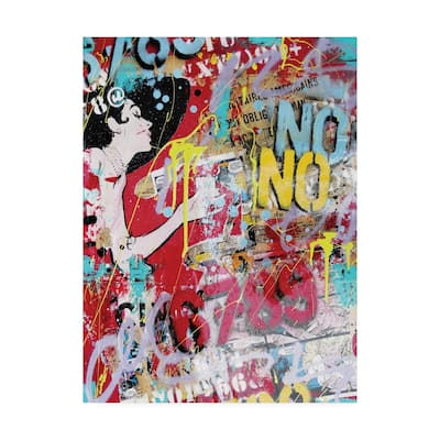 David Drioton 'No Graffiti' Canvas Art