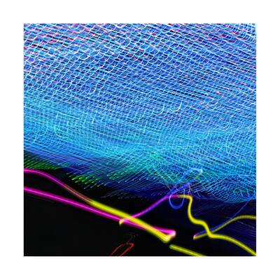 Beata Czyzowska Young 'BC Painting with light V' Canvas Art