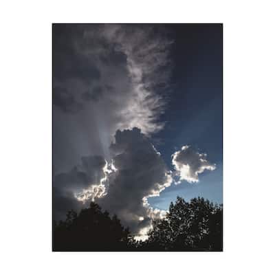 Kurt Shaffer Photographs 'Approaching Storm Blue' Canvas Art
