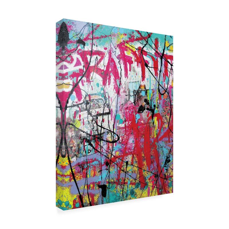 David Drioton 'Graffiti Graphic' Canvas Art