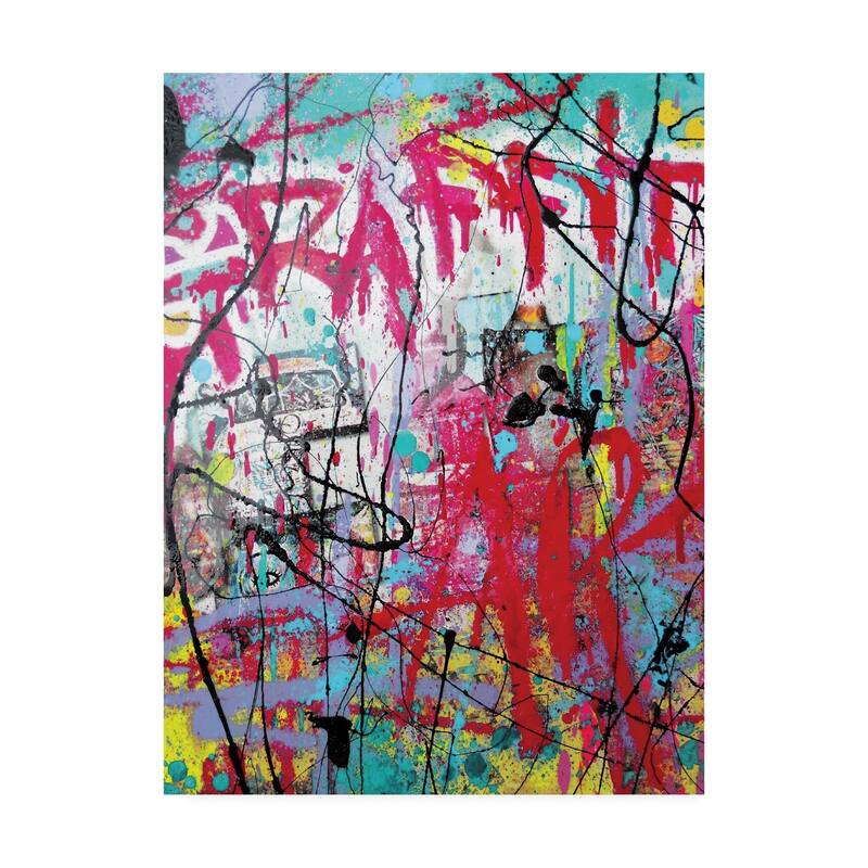 David Drioton 'Graffiti Graphic' Canvas Art