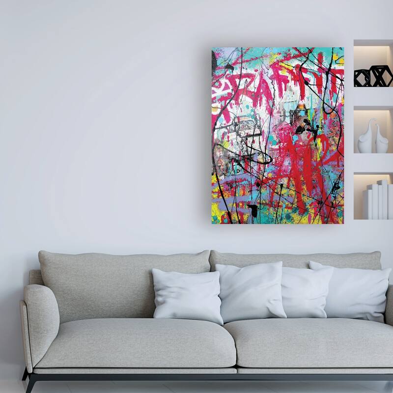 David Drioton 'Graffiti Graphic' Canvas Art