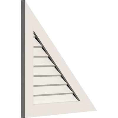 Right Triangle Gable Vent - Right Side