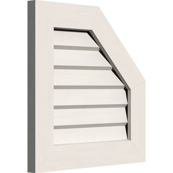 Half Octagon Top Right Gable Vent