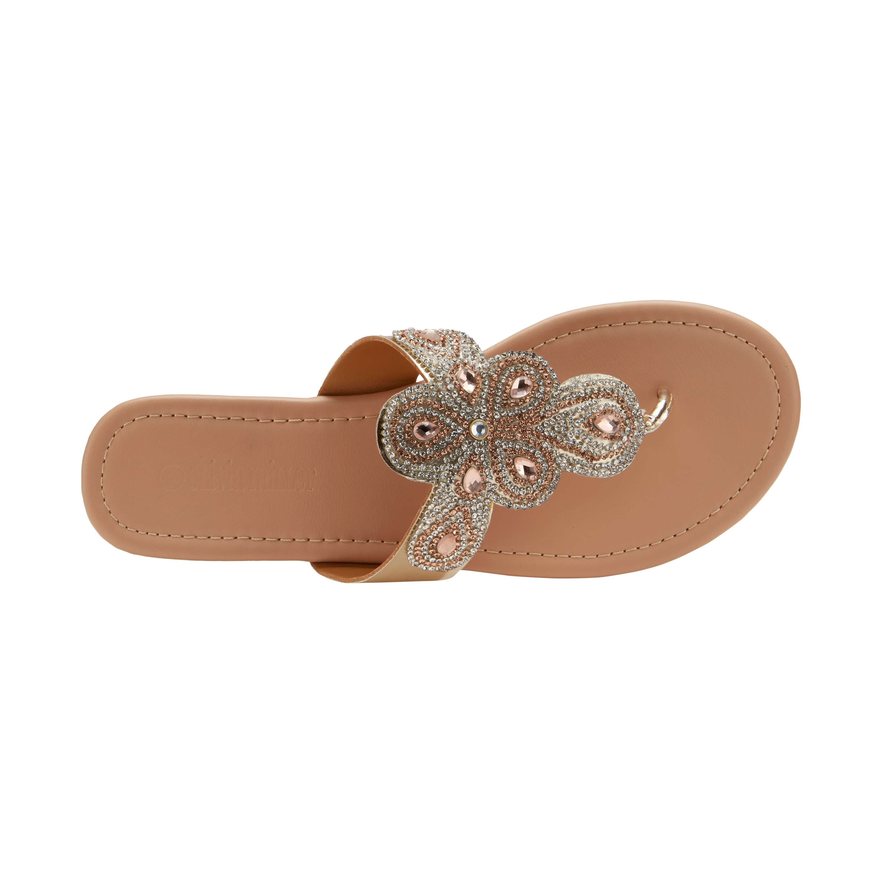 office orange sandals