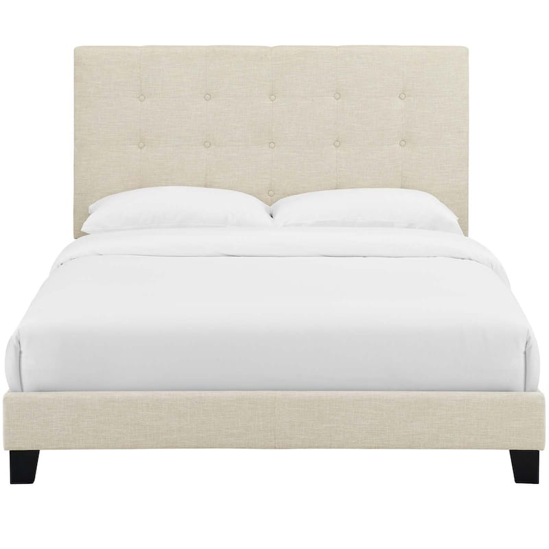 Copper Grove Chuhuiv King Button-tufted Upholstered Platform Bed